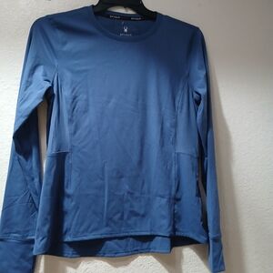 Spyder nwot size L Women's Blue Long Sleeve Top
